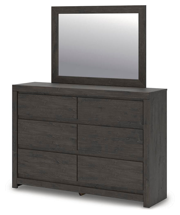 Parlayon King Panel Bed, Dresser and Mirror