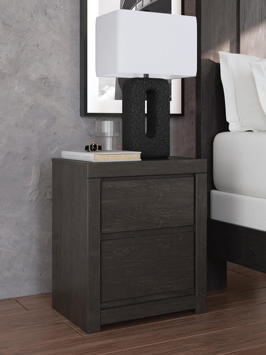 Parlayon King Panel Bed, Dresser, Mirror, Chest and Nightstand