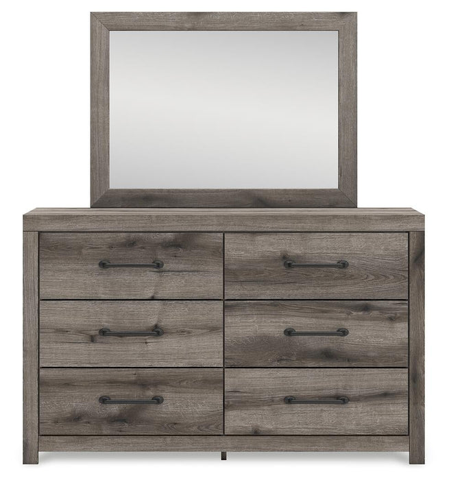 Urbanoore Full Panel Storage Bed, Dresser, Mirror and Nightstand