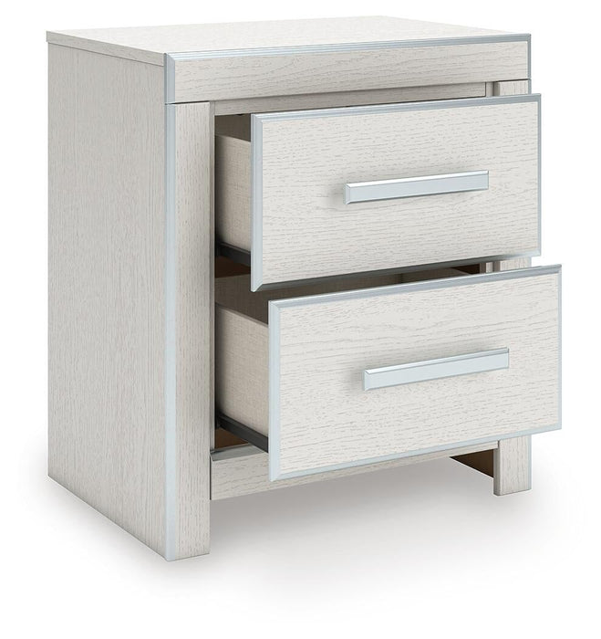 Birmonton Queen Upholstered Bed, Dresser, Mirror and Nightstand