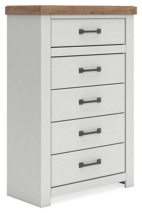 Savonport Queen Panel Bed, Dresser, Mirror, Chest and Nightstand